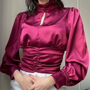 Satin top